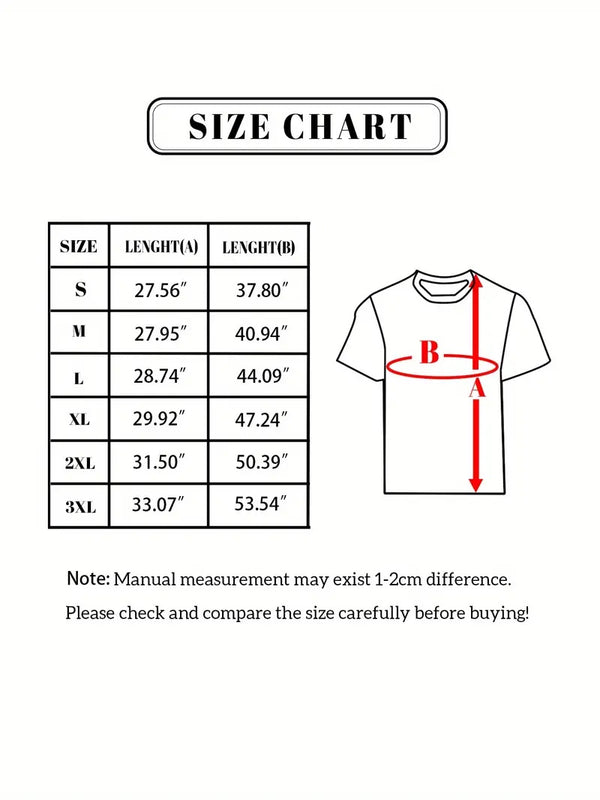 Summer New Printed T-shirt - Customizable Pattern