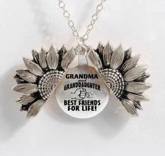 Sunflower Double-layer Lettering Necklace