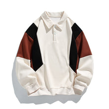 Trendy Loose Pure Color Cotton Lapel Sweater