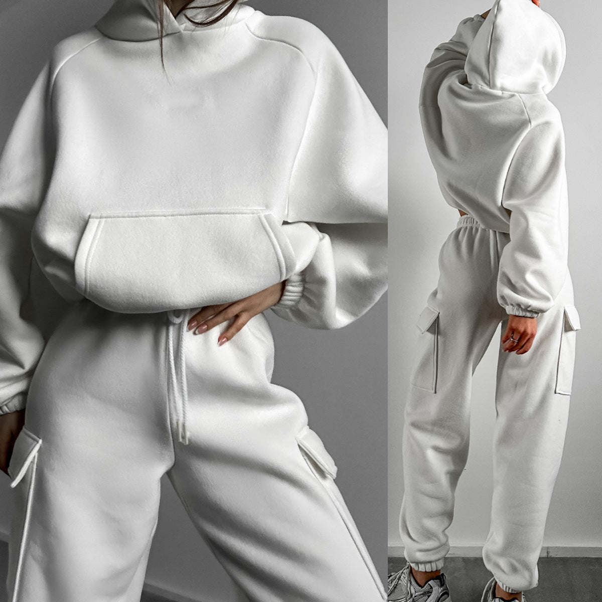 Fashion Sports And Leisure Hoodie Set