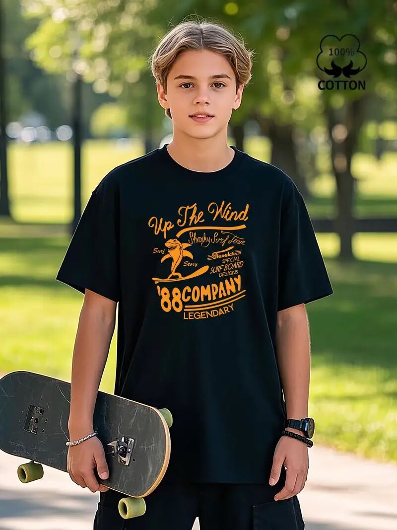 Men's Printed Short-sleeved T-shirt