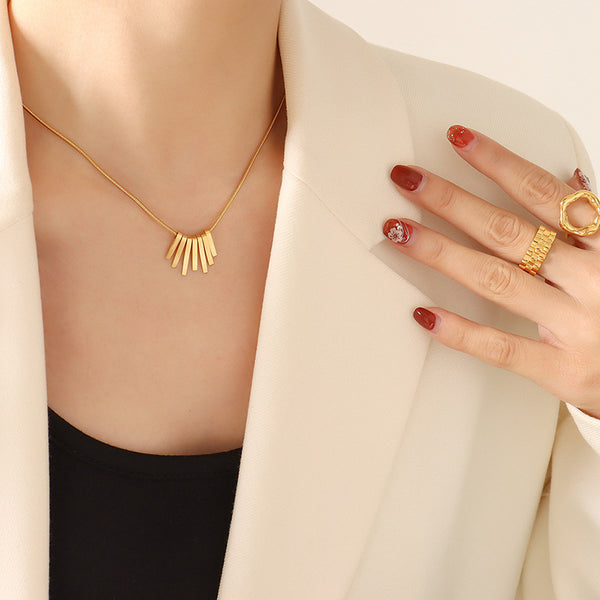 Necklace,stainless Steel,with Piano Key ,Only Self-pickup Is Supported, And The Displayed Prices Are All Self-pickup Prices