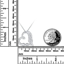 Sterling Silver Guardian Angel Wings Heart Shape Infinity Symbol Pendant Necklace For Women And Girls