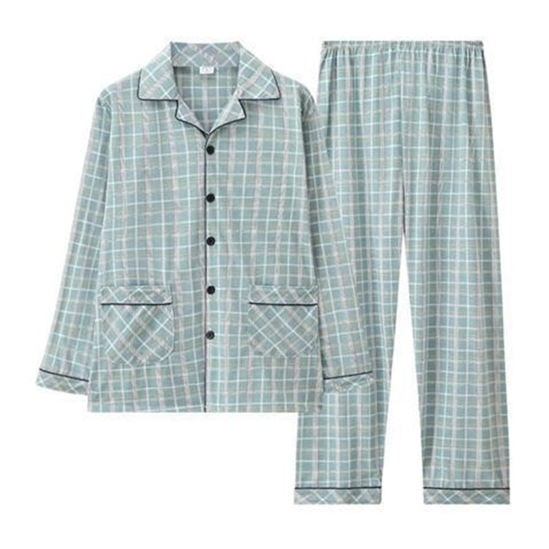 Full Cotton Thin Section Plaid Plus Size Can Be Outerwear Homewear