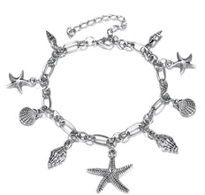 Boho Wave Turtle Pendant Anklet Bracelets For Women Shell Anklet Bracelets On The Leg Bohemian Foot Ocean Jewelry
