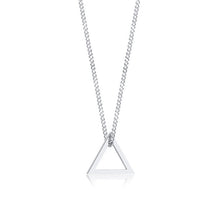 Hexagon Pendant Necklaces For Men Geometric Trangle Square