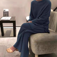 Knit Casual Two-piece Knitted Sweater