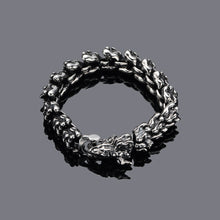 Mens Fashion Vintage Dominant Dragon Head Bracelet