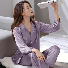 New Comfort Skin-friendly Spring Thin Simple Ice Silk Leisure Homewear
