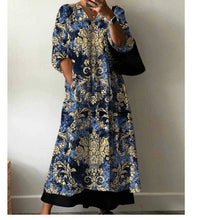 Printed European And American Summer Urban Casual Loose Dress Women