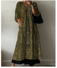 Printed European And American Summer Urban Casual Loose Dress Women