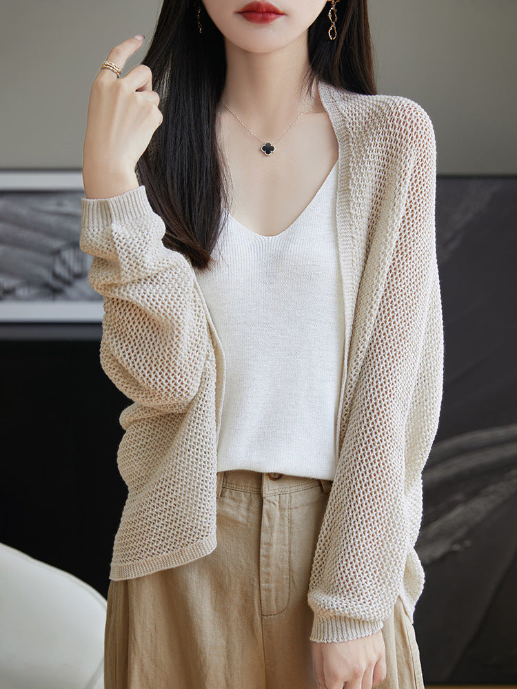 Tencel Linen Batwing Sleeve Mesh Inverness Women