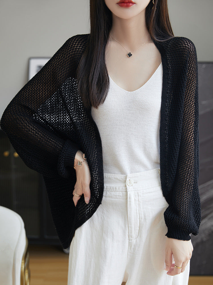 Tencel Linen Batwing Sleeve Mesh Inverness Women