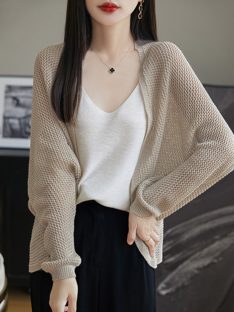 Tencel Linen Batwing Sleeve Mesh Inverness Women