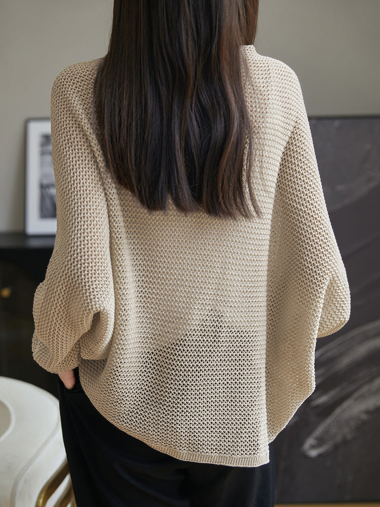 Tencel Linen Batwing Sleeve Mesh Inverness Women