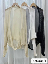 Tencel Linen Batwing Sleeve Mesh Inverness Women