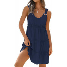 Vacation Swimsuit Smock Bohemian Floral Beach Dress