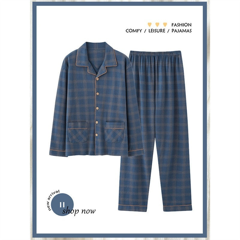 Full Cotton Thin Section Plaid Plus Size Can Be Outerwear Homewear