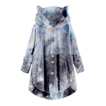 Hooded Buckle Loose Casual Women's Pajamas