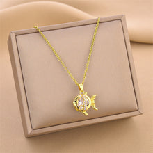 Necklace,stainless Steel,with Fish ,Only Self-pickup Is Supported, And The Displayed Prices Are All Self-pickup Prices