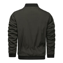 Casual Fashion Slim Men's Solid Color Stand Collar Coat