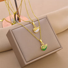 Necklace,stainless Steel,with White Swan ,Only Self-pickup Is Supported, And The Displayed Prices Are All Self-pickup Prices