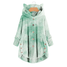Hooded Buckle Loose Casual Women's Pajamas