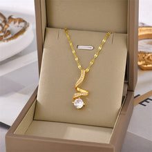 Necklace,stainless Steel,with Helix And Water Drop,Only Self-pickup Is Supported, And The Displayed Prices Are All Self-pickup Prices