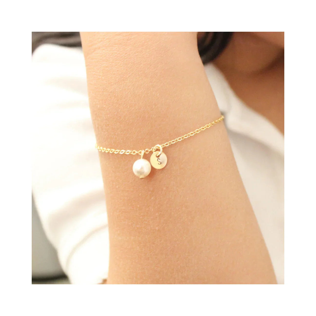 Fashion 26 Letter Bracelet Exquisite Jewelry Gift Women